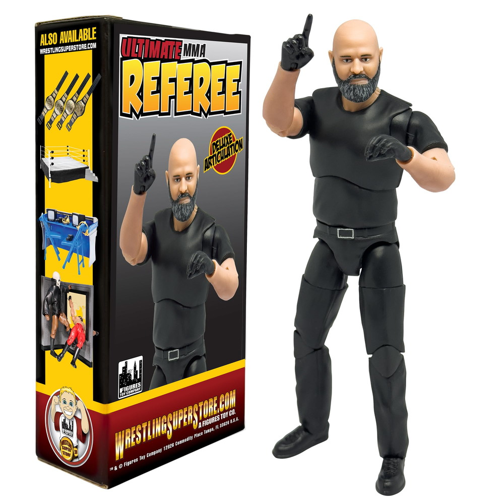MMA 総合格闘技 アクションフィギュア用 アルティメット レフェリー デラックス可動 6,290円