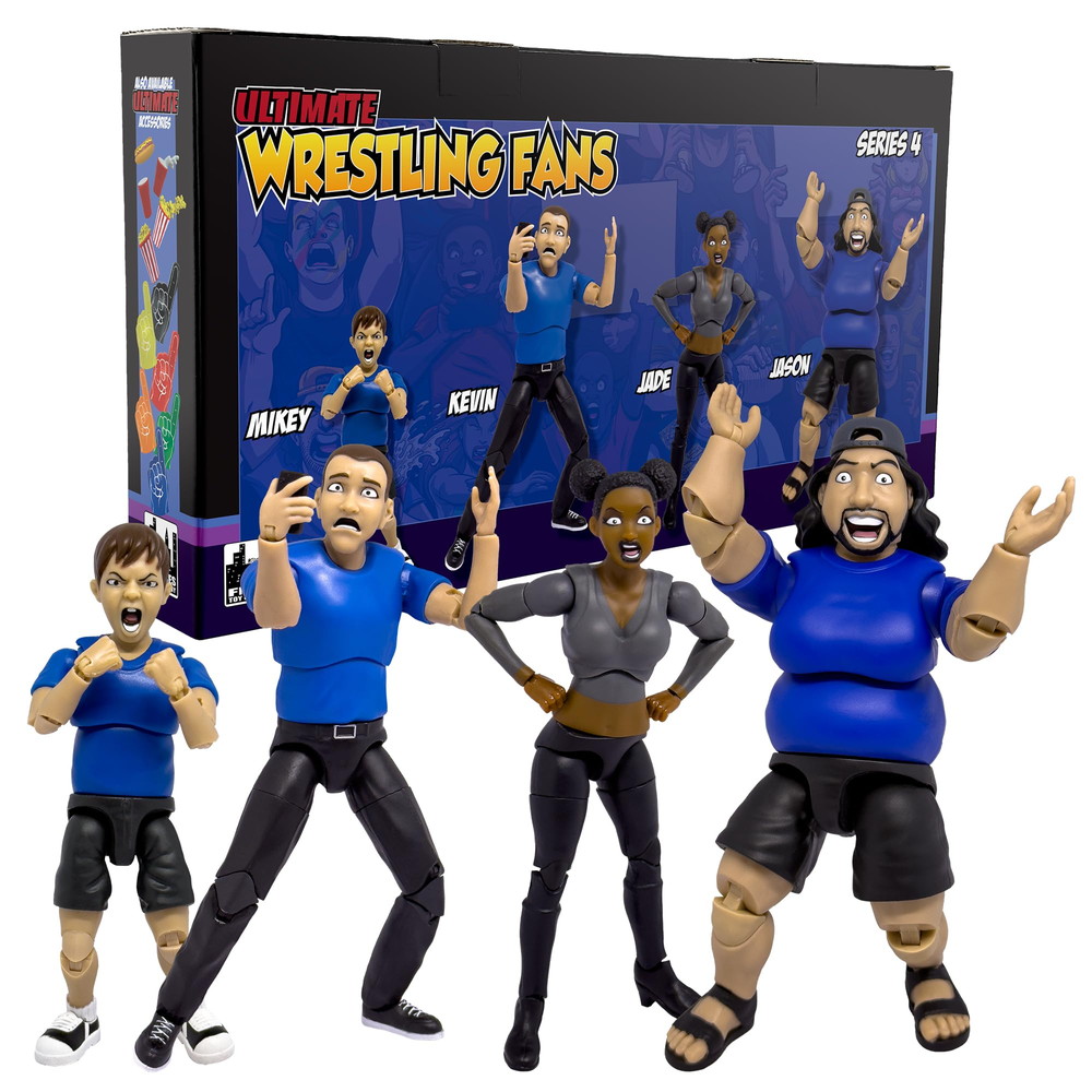 アルティメット プロレス 観客 ファン フィギュア 4体セット Series 4｜Basqueバスク