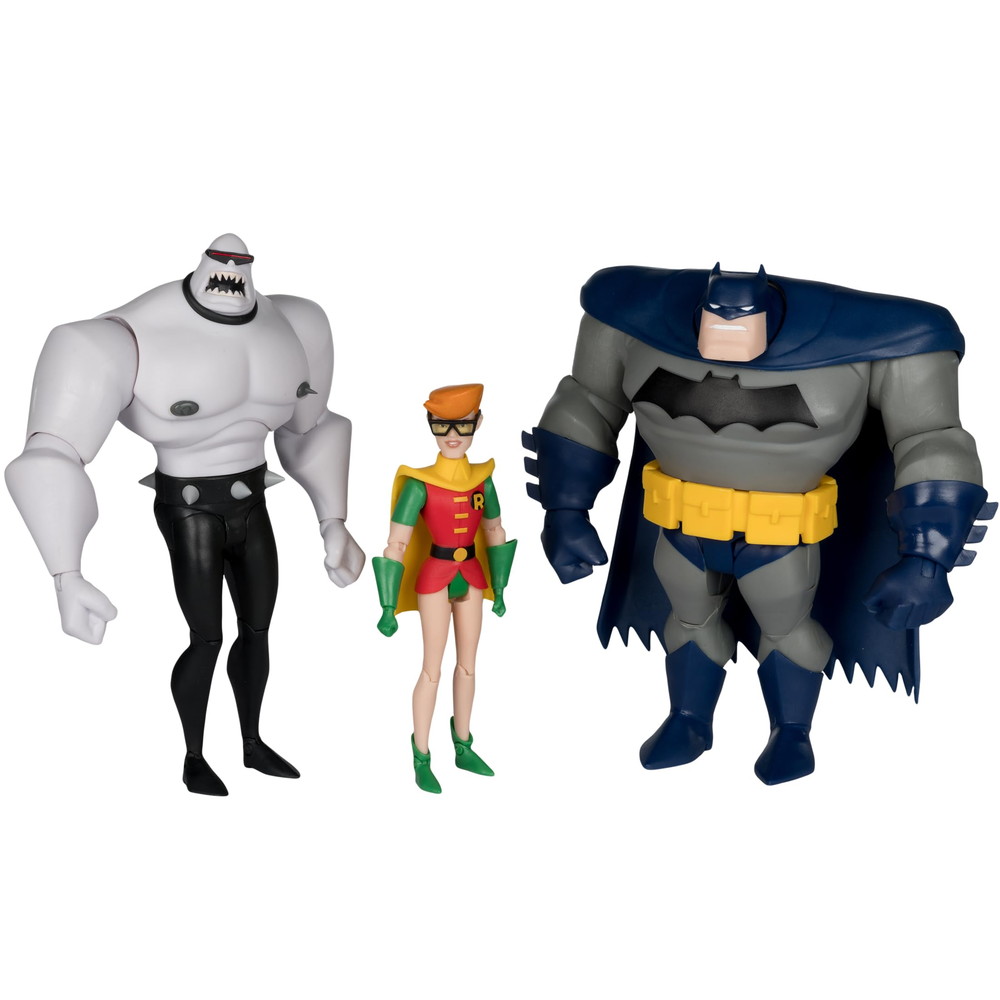 McFarlane ニューバットマンアドベンチャーズ バットマン ミュータントリーダー&ロビン 3パック ゴールドラベル