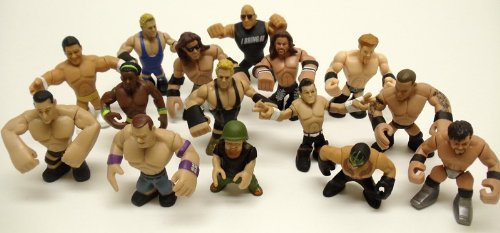 WWE レスラー ランブラーズ レスリングフィギュア 15体セット (被りなしランダムアソート)