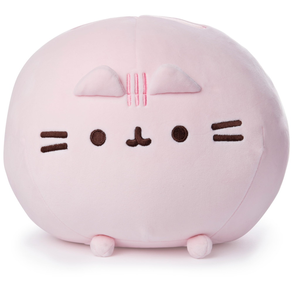 GUND Pusheen スクイシーン ふわふわ 丸い ぬいぐるみ 猫 ピンク