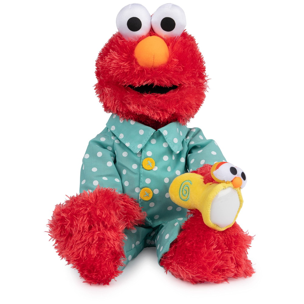 GUND セサミストリート 公式 おやすみエルモ マペット ぬいぐるみ 暗闇で光る レッド|Basqueバスク