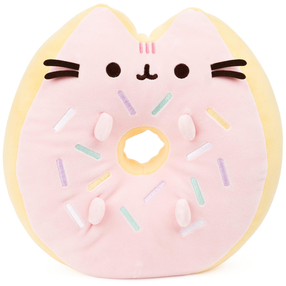 GUND スプリンクルドーナツ Pusheen ふわふわぬいぐるみ 猫 ピンク/ミント