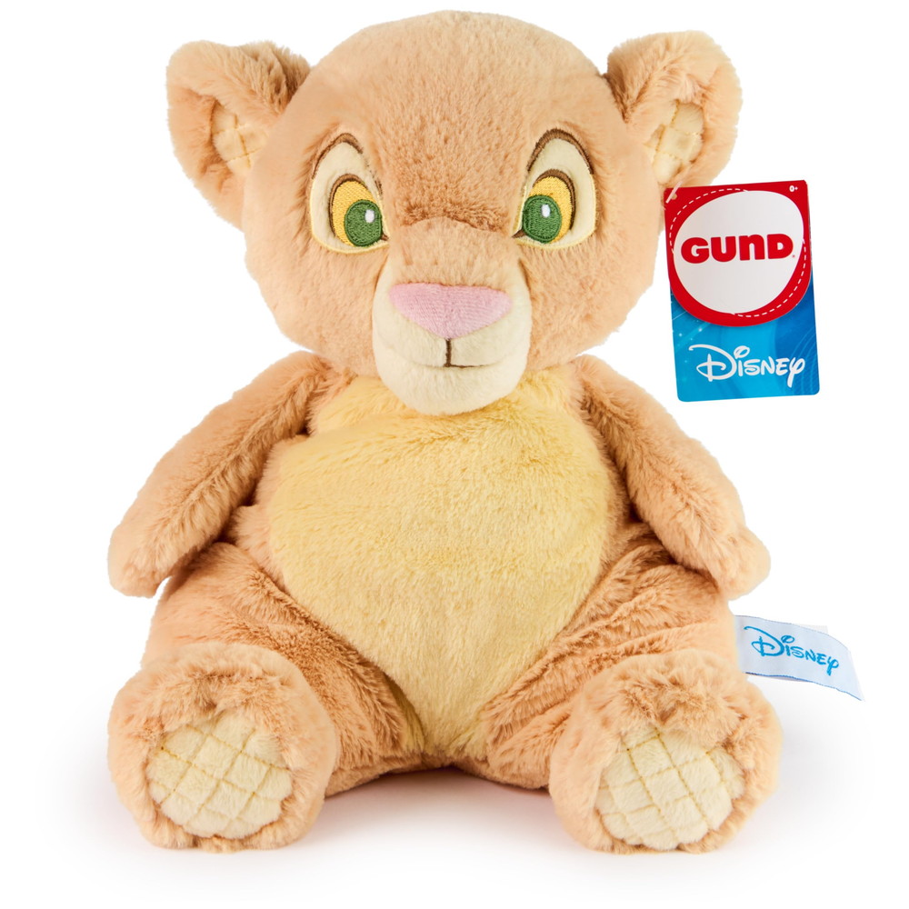 GUND Disney 公式 ナラ Oh So Snuggly ぬいぐるみ ライオンキング ライオン 赤ちゃん ベビーギフト イエロー