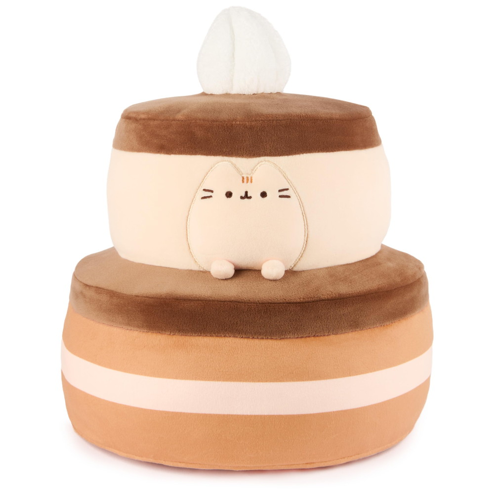 GUND Pusheen チョコレートケーキ スクイシーン ぬいぐるみ コレクション デザート ブラウン｜Basqueバスク 9,126円