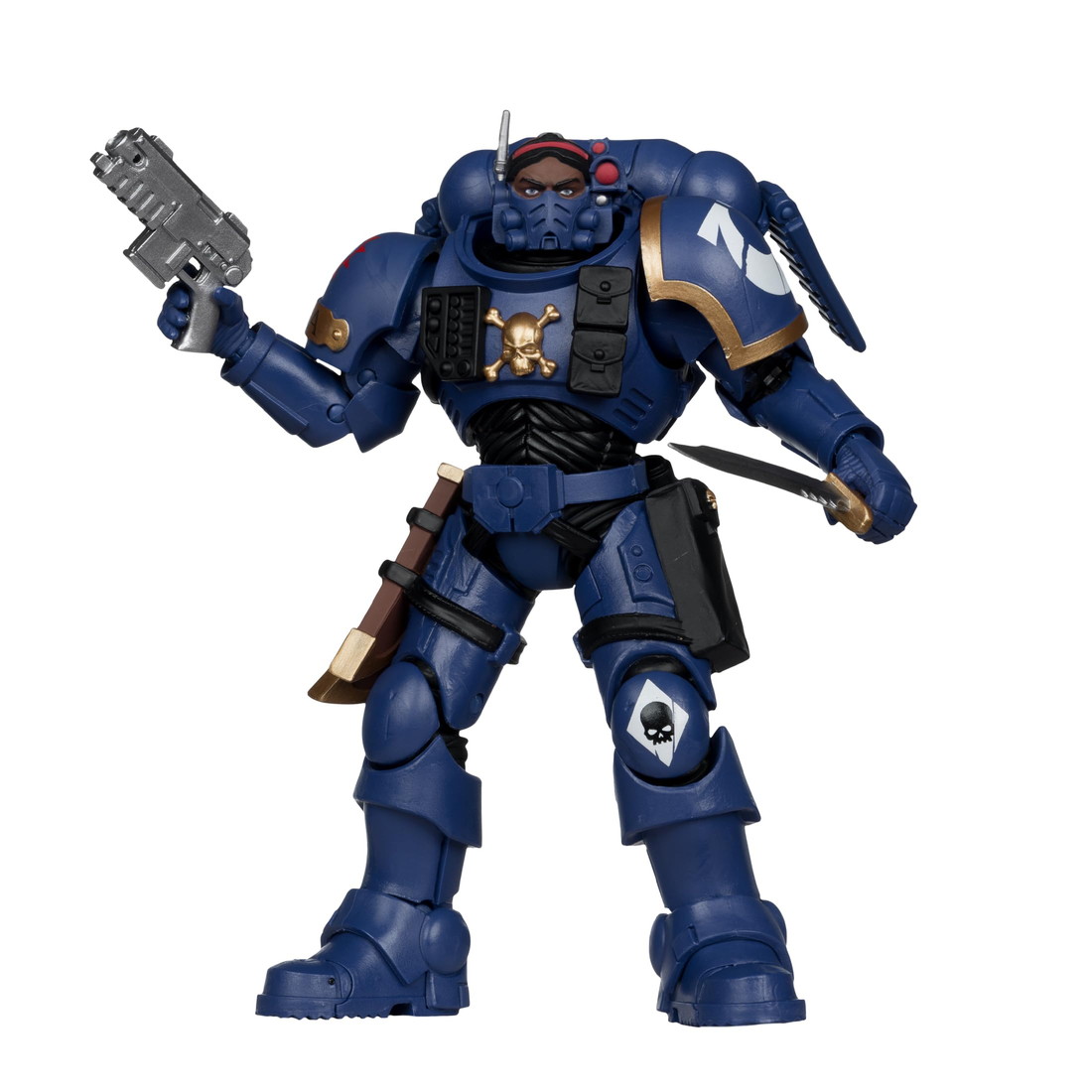 McFarlane Toysマクファーレン Warhammer 40000 フェボスアーマー中尉 ウルトラマリーン 7インチ｜Basqueバスク
