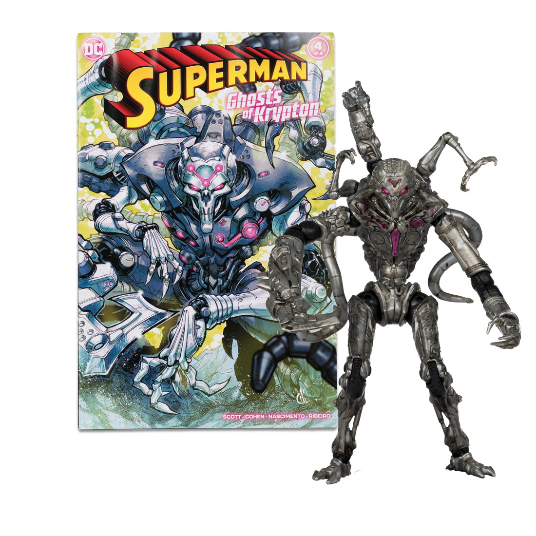 McFarlane Toysマクファーレン DC Page Punchers ブライニアック 7インチ スーパーマンコミック付き
