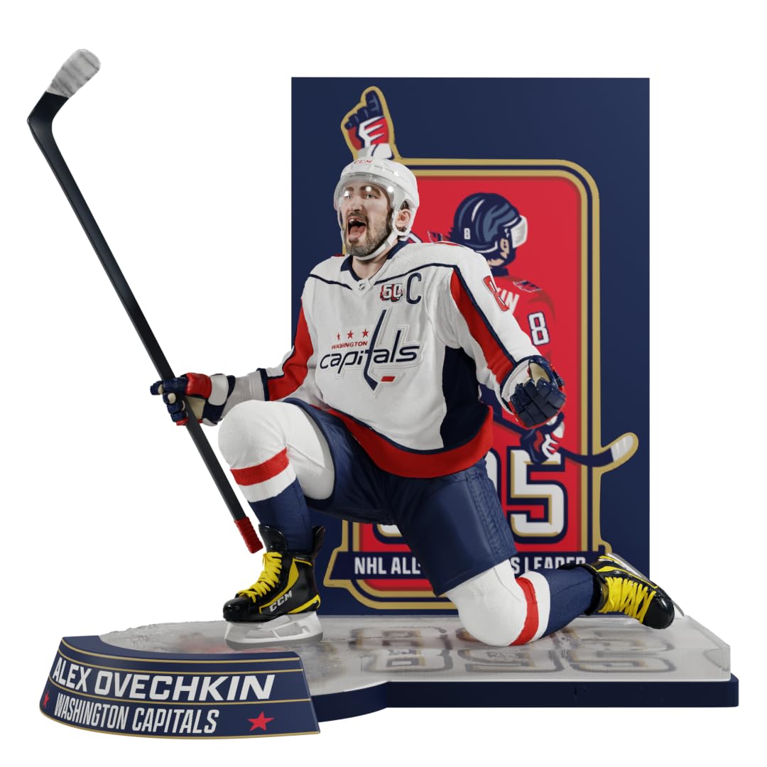McFarlane Toysマクファーレンマクファーレントイズ NHL Alex Ovechkin AllTime Goal Leader レジンスタチュー