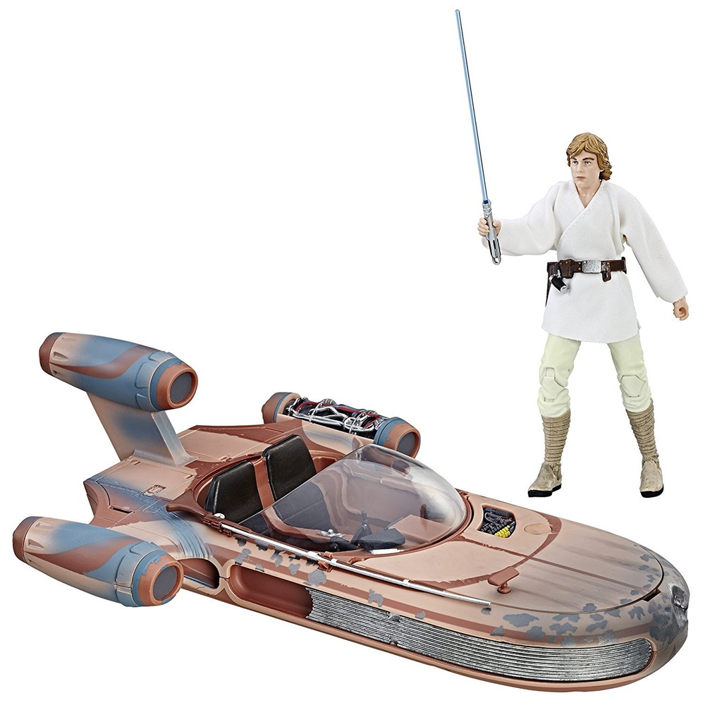 STAR WARS ブラックシリーズ Luke Skywalker Landspeeder & フィギュア