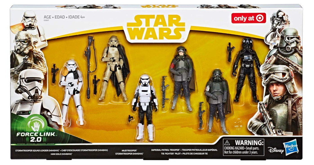 Solo STAR WARS Story Force Link 2.0 TIE Fighter Pilot Stormtrooper Han Solo Mudtrooper Stormtrooper (Mimban)