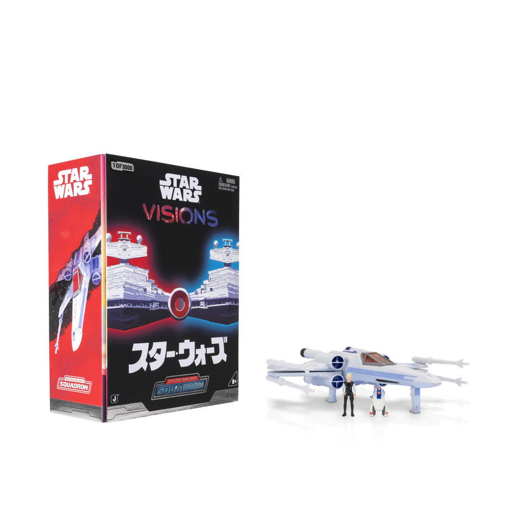 STAR WARS マイクロギャラクシースコードロン VISIONS X-Wing 5インチ ビークル マイクロフィギュア2個付