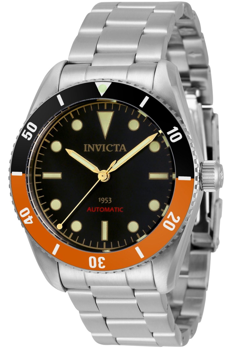 Invictaインビクタ プロダイバー オートマチック 3針 ブラックダイヤル メンズ腕時計 34336