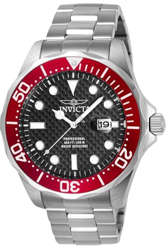 Invictaインビクタ プロダイバー ブラックカーボンファイバー文字盤 ステンレススチール 腕時計 12565X