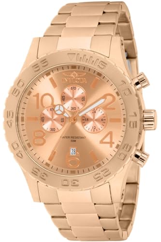 Invictaインビクタ 1271 スペシャリティ クロノグラフ ローズダイヤル 18k ローズゴールドイオンプレーテッド 腕時計