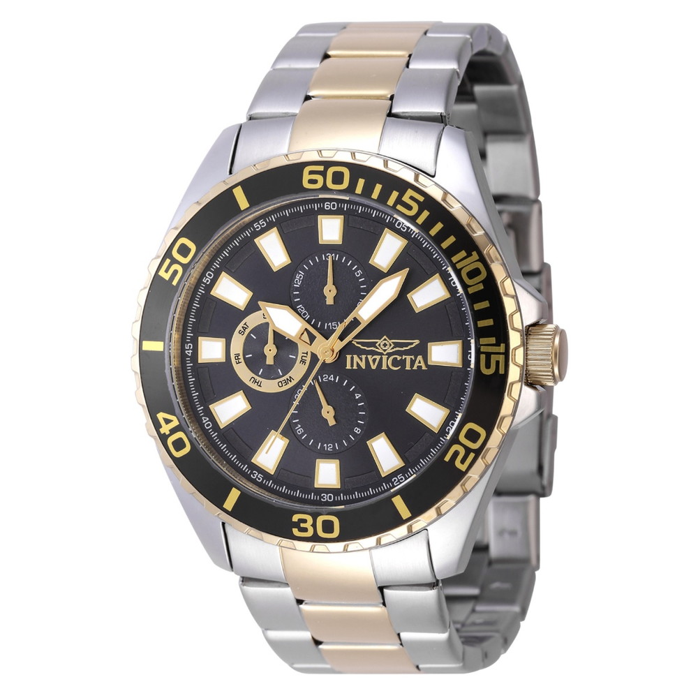 Invictaインビクタ Pro Diver Ironwave メンズ 腕時計 クォーツ ゴールド ステンレス スチール 50m防水|Basqueバスク