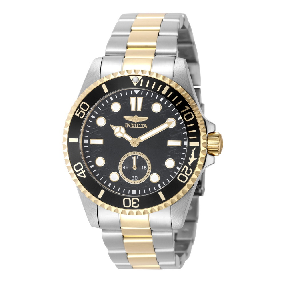 Invictaインビクタ プロダイバー メンズ 腕時計 クォーツ 100m防水 ゴールド ステンレス スチール 43mm