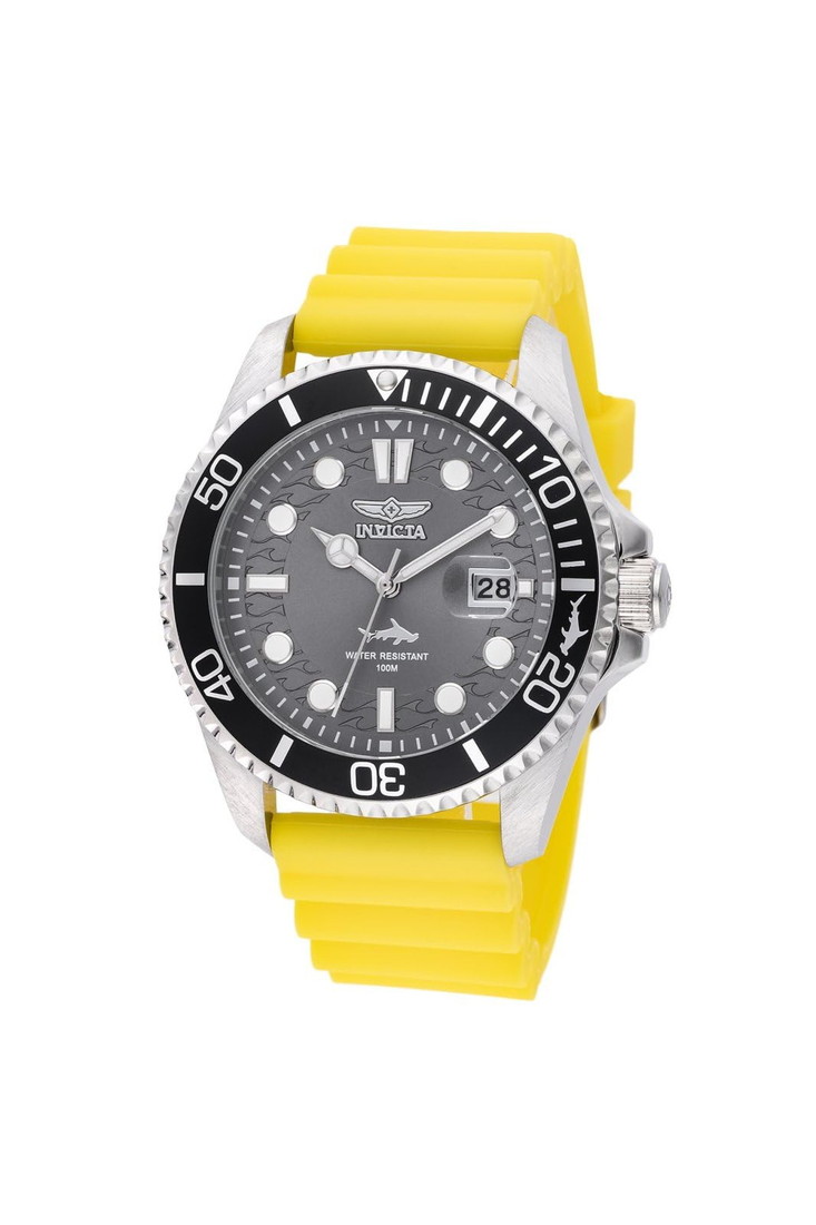 Invicta Pro Diver メンズ 43粍 ステンレス鋼スチール写真 スチール写真 濃灰色 dial パソコン32 石英