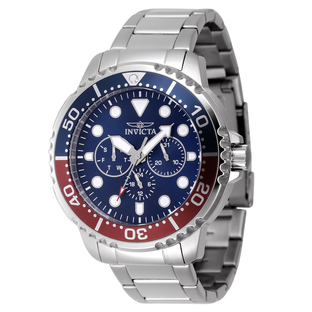 Invicta Pro Diver メンズ 48粍 ステンレス鋼スチール写真 スチール写真 青碧 dial VH63 石英