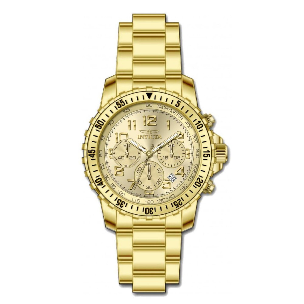 INVICTA Specialty メンズ 45mm ステンレススチール ゴールド ゴールド dial VD53 クォーツ