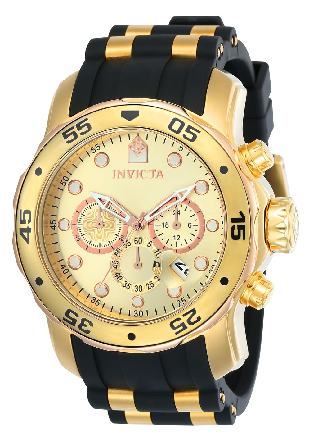 Invicta メンズ 17884 Pro Diver アナログ見せびらかす スイス連邦 石英 黒いこと 御覧になる