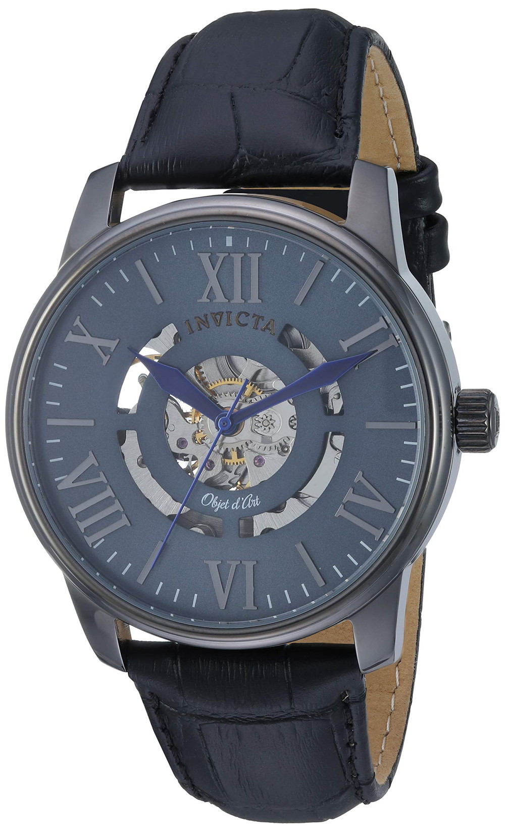 Invicta メンズ 22602 Objet D Art アナログ見せびらかす オートマティック セルフ陳列場 黒いこと 御覧になる