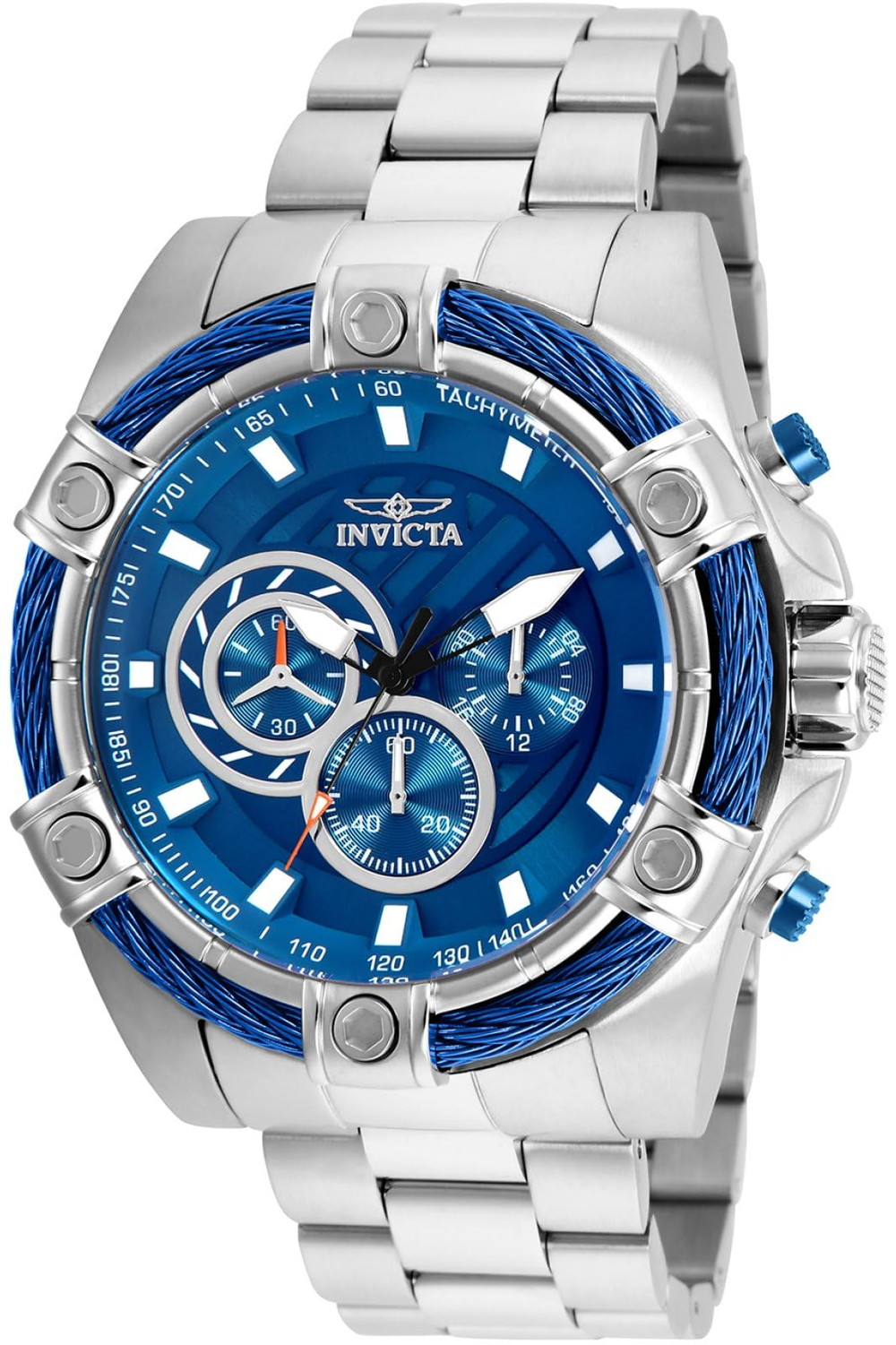 Invicta メンズ Bolt クォーツウォッチ ステンレススチールバンド 16 25513