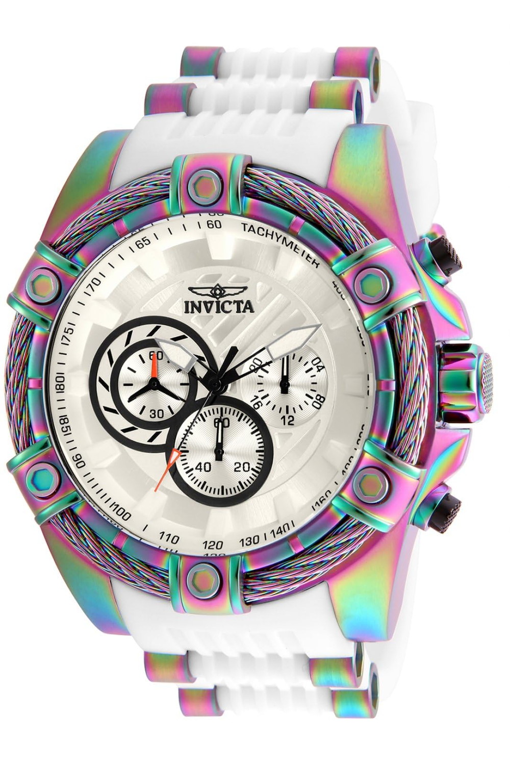 Invicta メンズ 25530 Bolt アナログ見せびらかす 石英 白いこと ご覧なさる