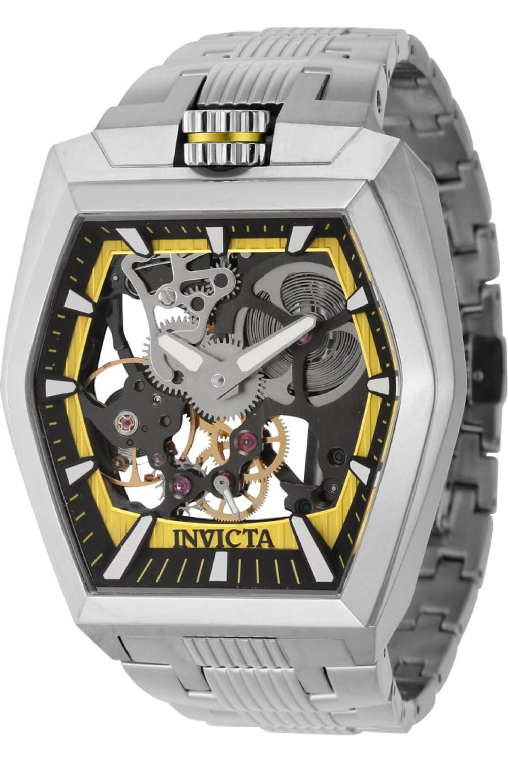 Invicta Akula 黄色 アンド 黒いこと文字盤 メンズ ご覧なさる 44012