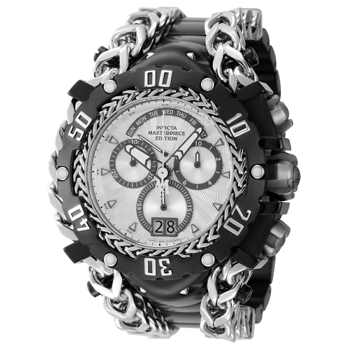 【楽天市場】Invictaインヴィクタ Masterpiece Swiss Ronda 8040.N Caliber メンズウォッチ 58 ...