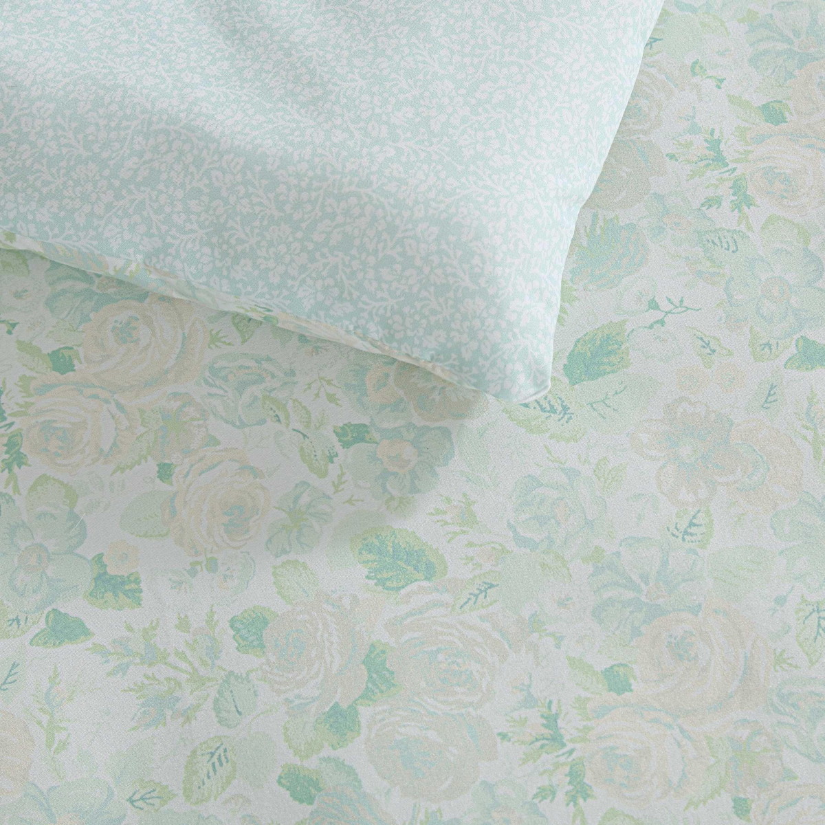 Laura Ashley キングサイズ コンフォーターセット 7点セット 花柄 リバーシブル ベッド寝具