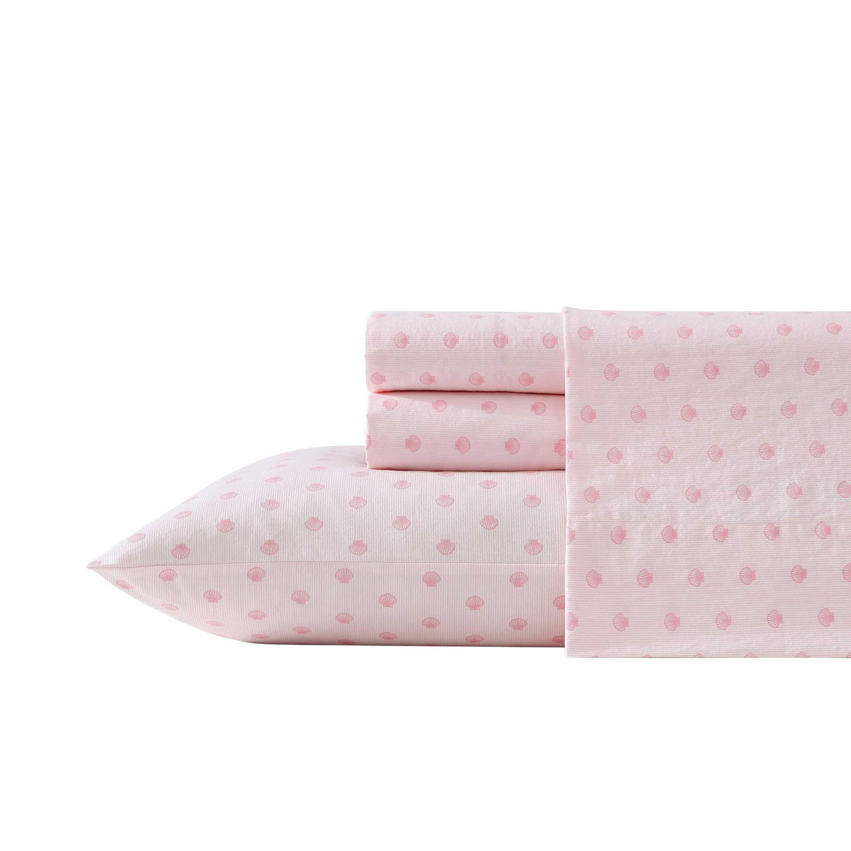 Laura Ashley キングサイズ 臥榻敷き妙仕かける 綿100% 基準打数ケール織り さくら色 外殻柄 4点仕かける 掛け布団カバー-寝具