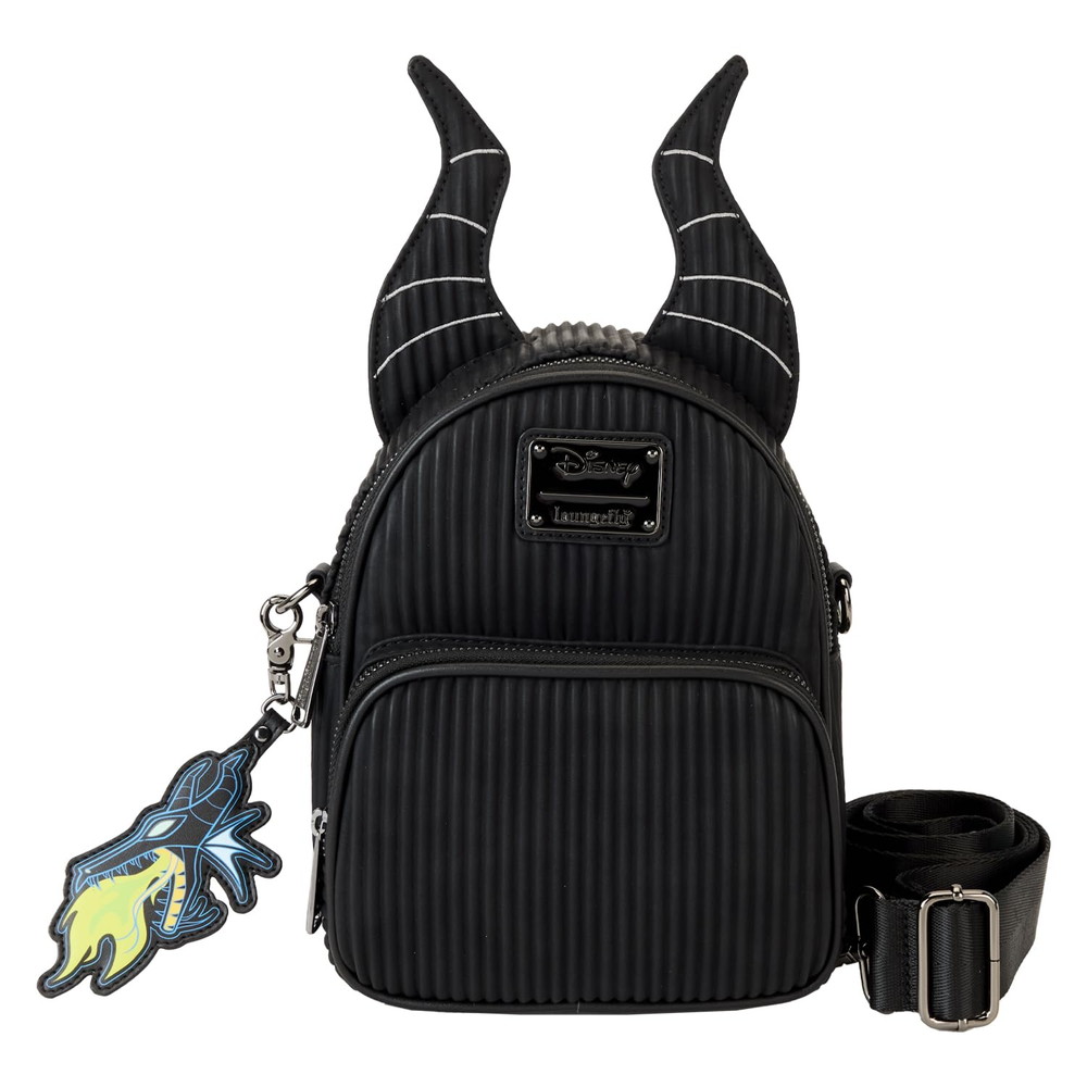 Loungefly Disney ヴィランズ マレフィセント コンバーチブル ミニバックパック