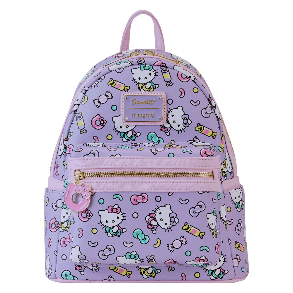 Loungefly Sanrio ハローキティ スイーツ 総柄プリント ショルダーバッグ|Basqueバスク