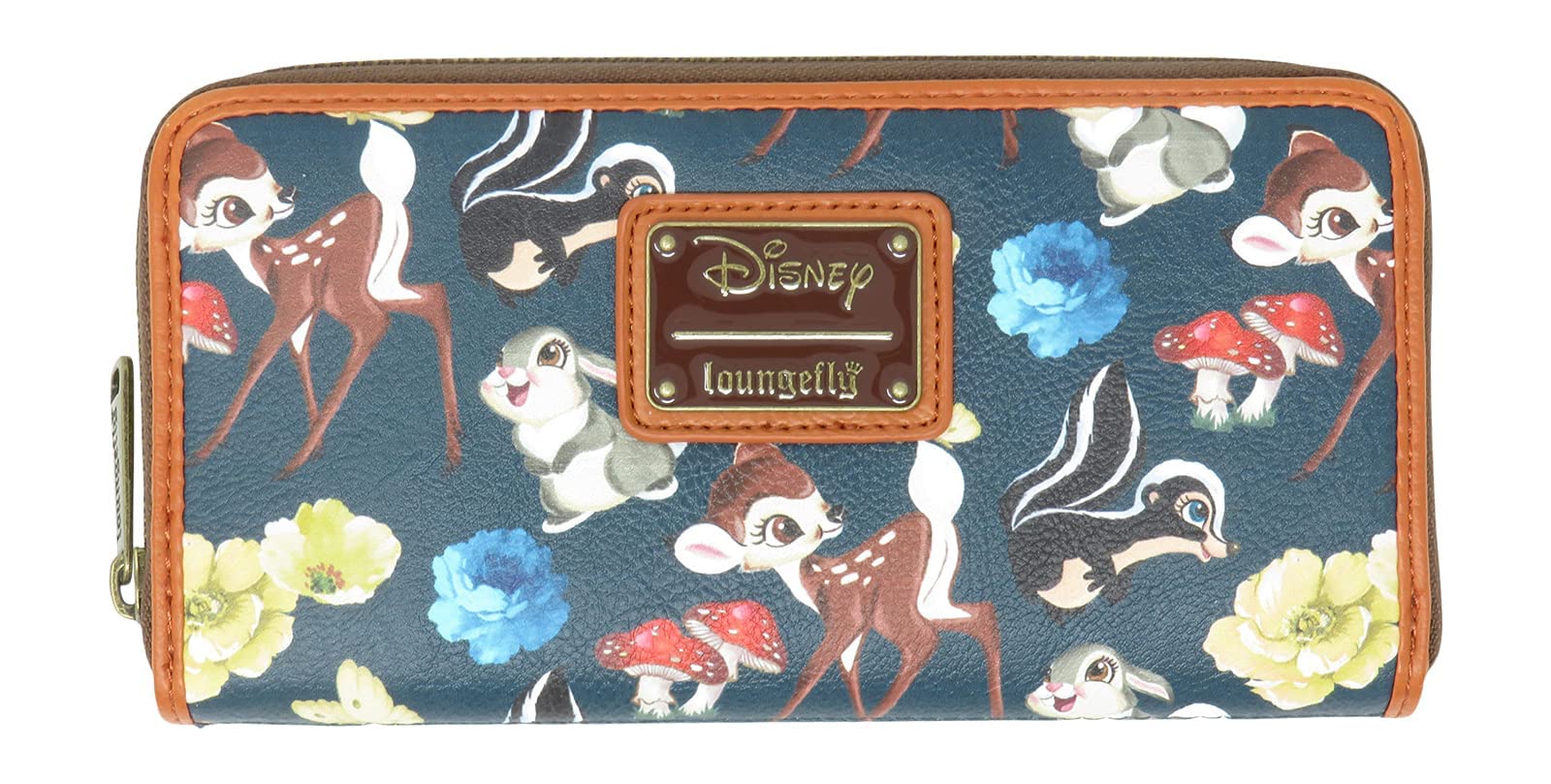 Loungefly Disney バンビ＆フレンズ ジップアラウンドウォレット