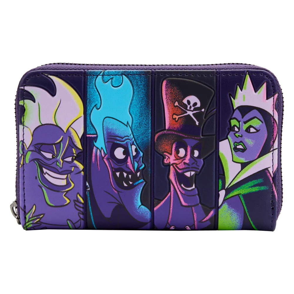 Loungefly Disney ヴィランズ インザダーク ジップアラウンドウォレット｜Basqueバスク