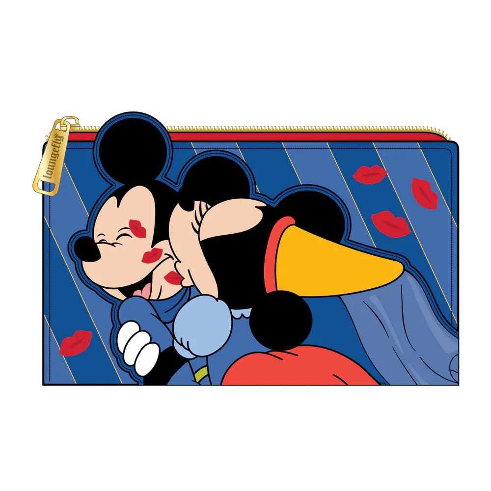 Loungefly Disney 勇敢な仕立て屋 ミッキー ミニー フラップウォレット