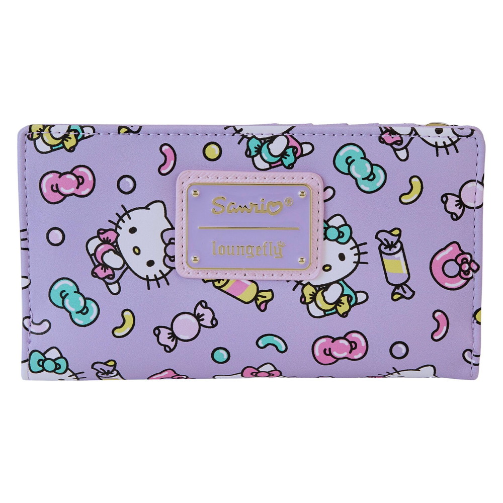 Loungefly Sanrio ハローキティ スイーツ 総柄プリント フラップウォレット