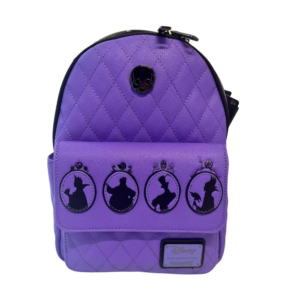 Loungefly エクスクルーシブ Disney ヴィランズ シルエット ミニバックパック