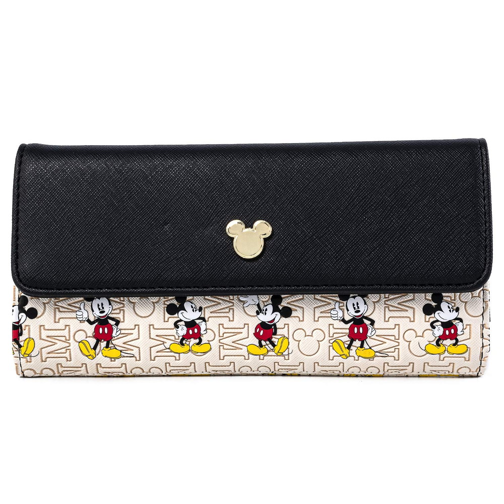Loungefly Disney ミッキーマウス ハードウエア フェイクレザー ウォレット バッグ・小物・ブランド雑貨-バックパック・リュック-男女兼用バッグ