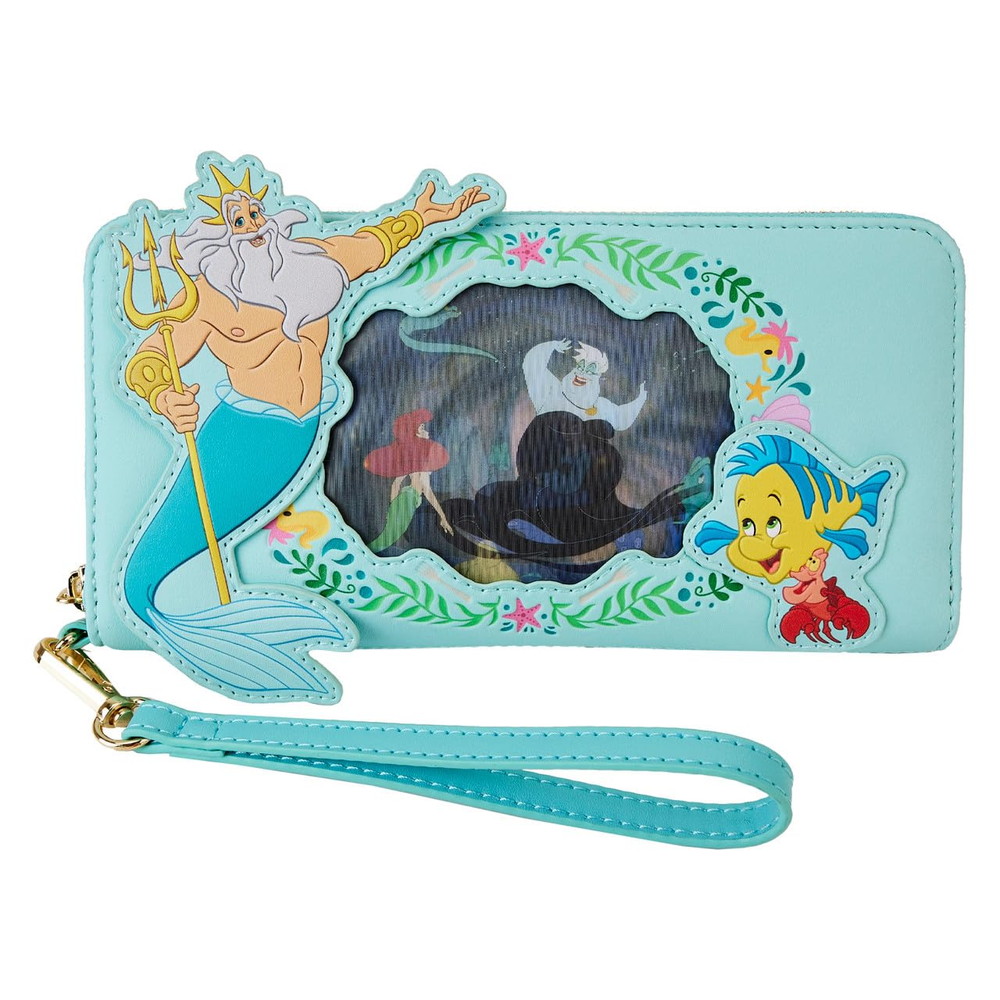 【Loungefly】リトルマーメイド ウェディングケーキ ウォレット Loungefly Little Mermaid Wedding Cake Zip Wallet