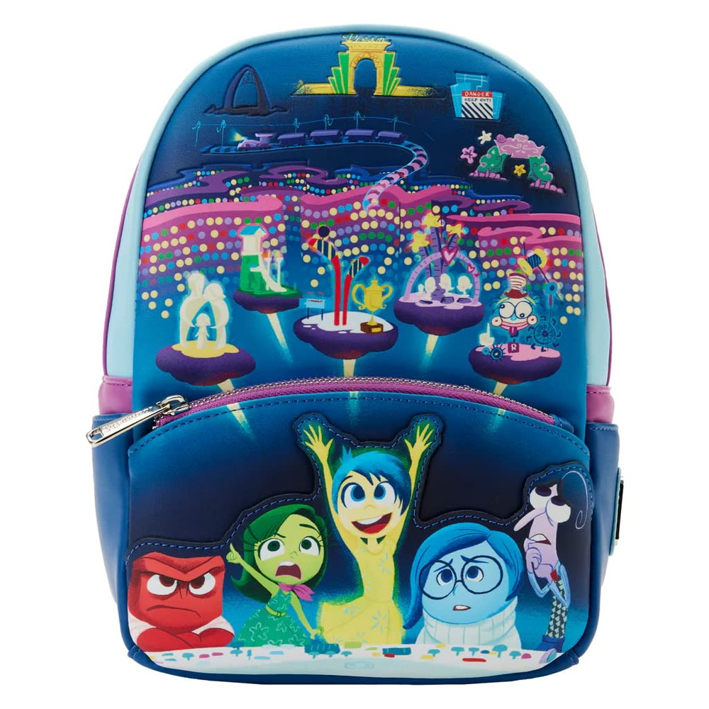 Loungefly Pixar モーメンツ インサイド・ヘッド コントロールパネル ダブルストラップ ショルダーバッグ