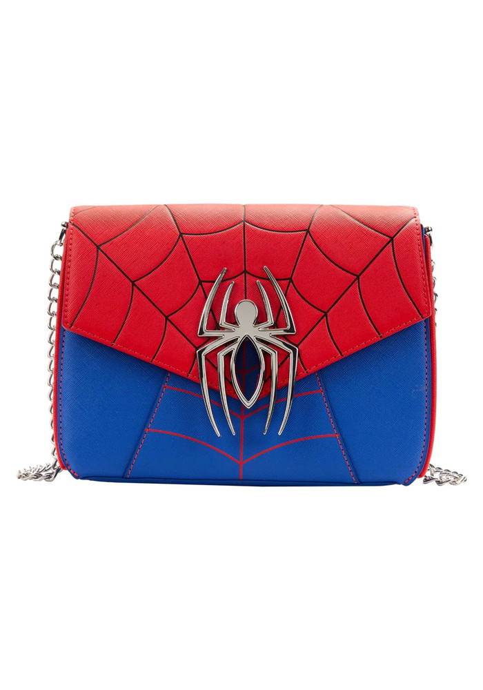 Loungefly Marvel スパイダーマン カラーブロック クロスボディバッグ スパイダーマン ワンサイズ｜Basqueバスク