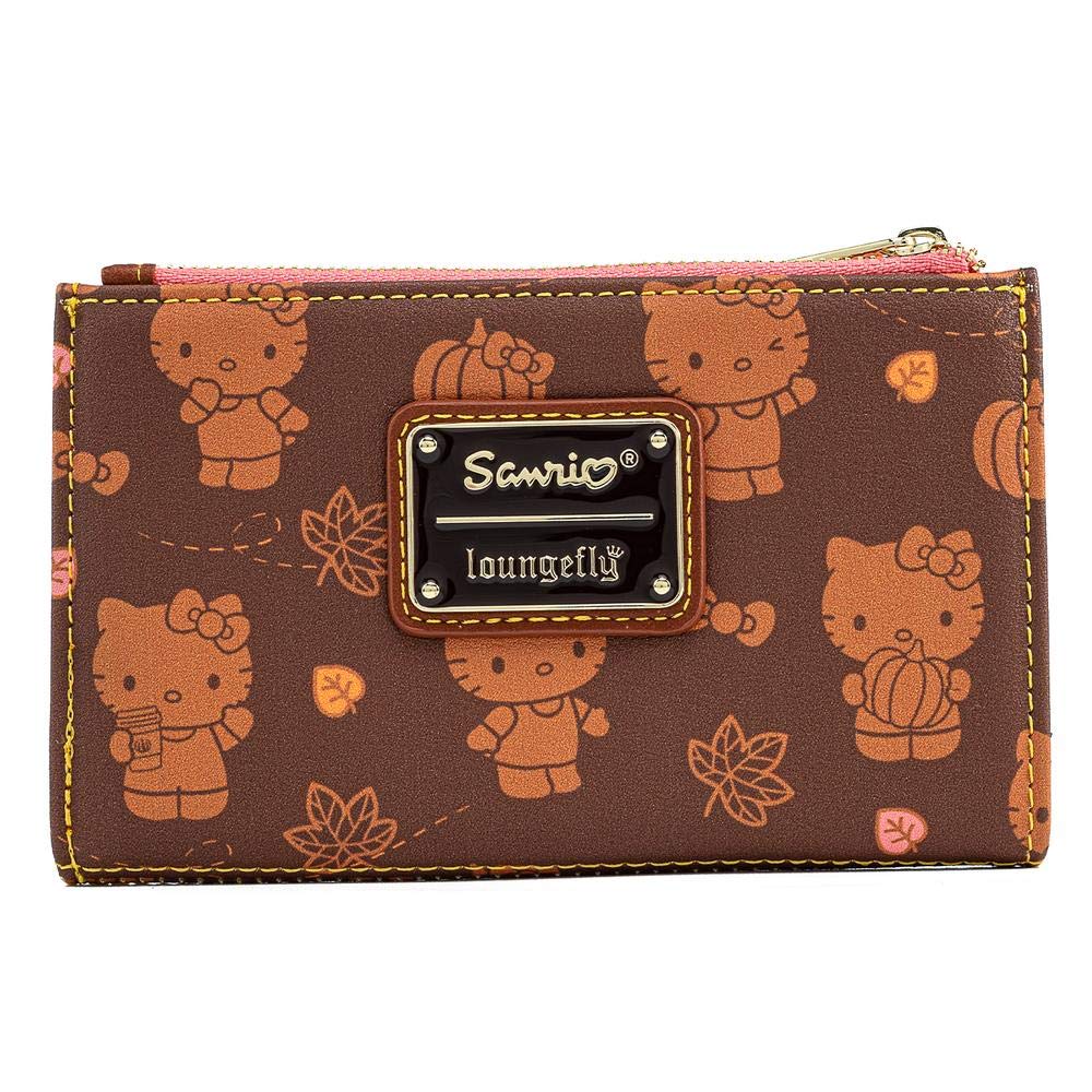 Loungefly Hello Kitty パンプキンスパイス 総柄プリント フラップ財布 11,026円