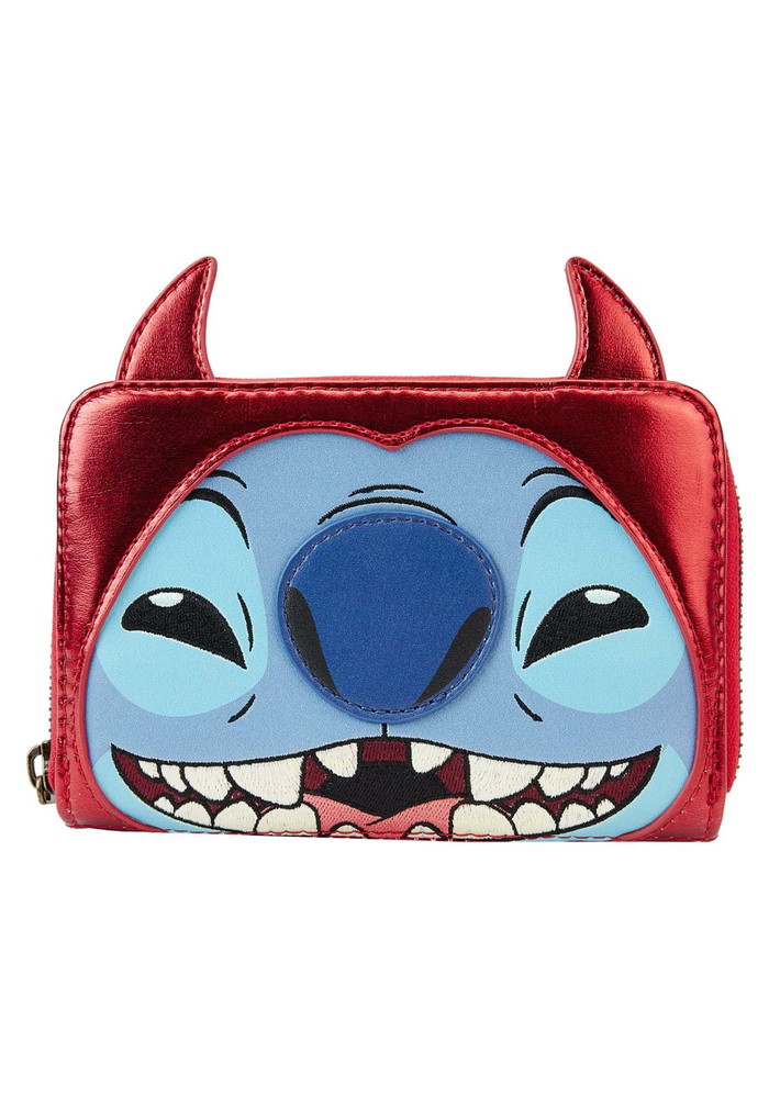 【Loungefly】ディズニー スティッチ ラウンドジップウォレット Loungefly】ディズニー スティッチ ラウンドジップウォレット