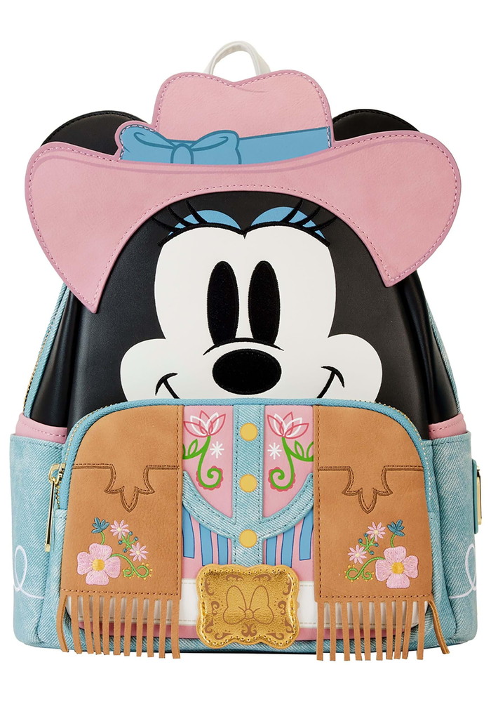 Loungefly Disney ウエスタン ミニーマウス コスプレ ミニバックパック | ミニーマウス バックパック スタンダード
