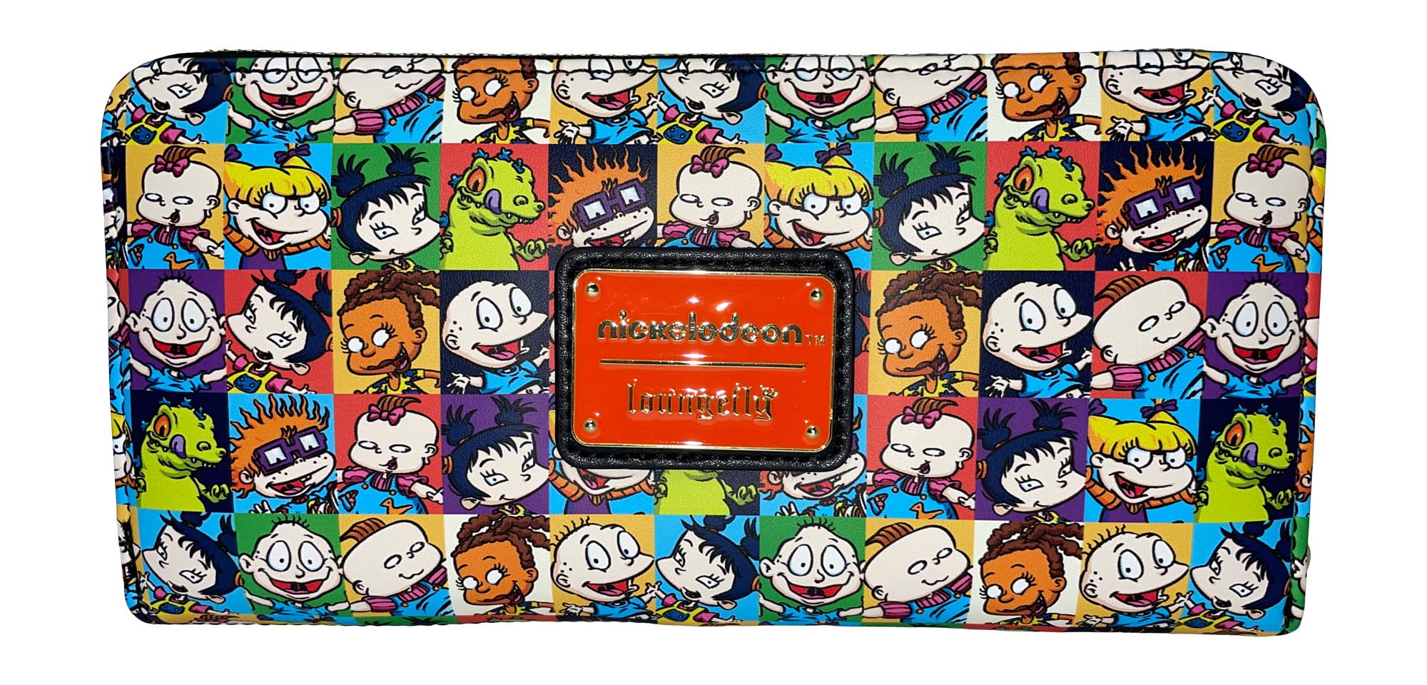 Loungefly ラグラッツ Nickelodeon 総柄プリント ラウンドジップ財布|Basqueバスク