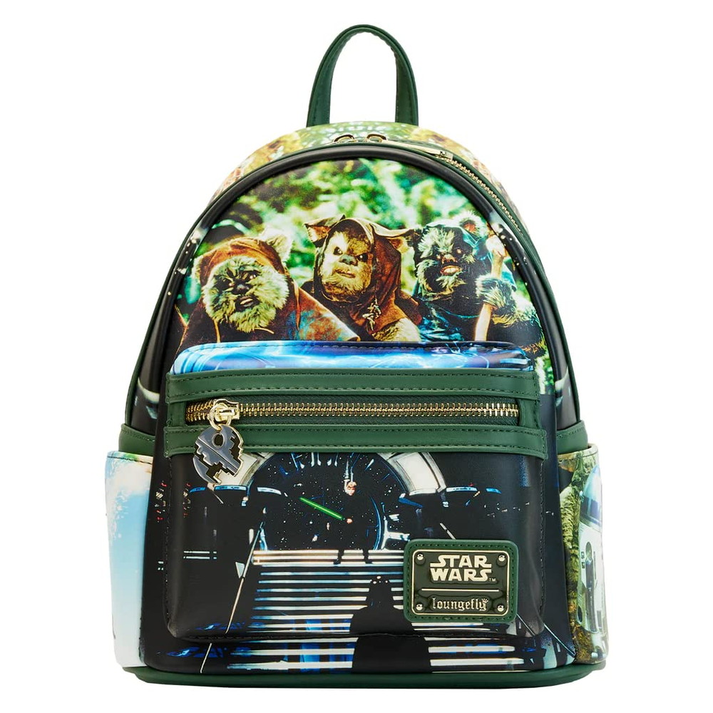 Loungefly Star Wars ミニバックパック ジェダイの帰還 公式 グリーン