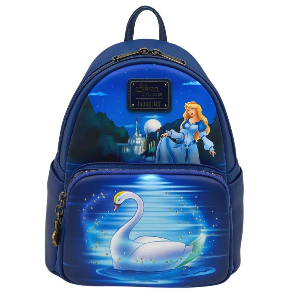 Loungefly スワンプリンセス キャッスルシーン ダブルストラップ ショルダーバッグ|Basqueバスク