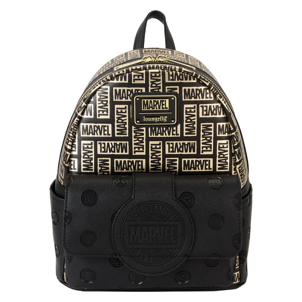 Loungefly Marvel ロゴ クラシック ミニバックパック
