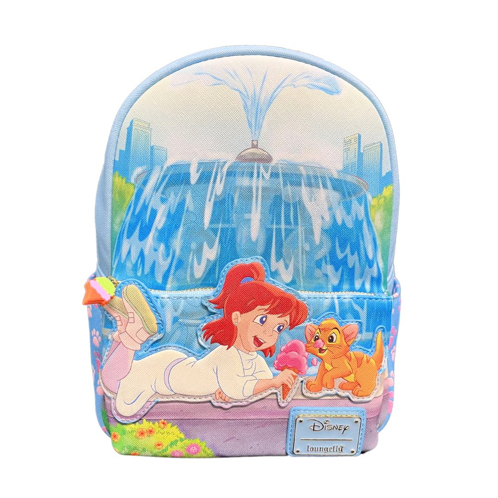 Loungefly Disney エクスクルーシブ オリバー&カンパニー オリバー アンド ジェニー アイスクリーム ミニバックパック